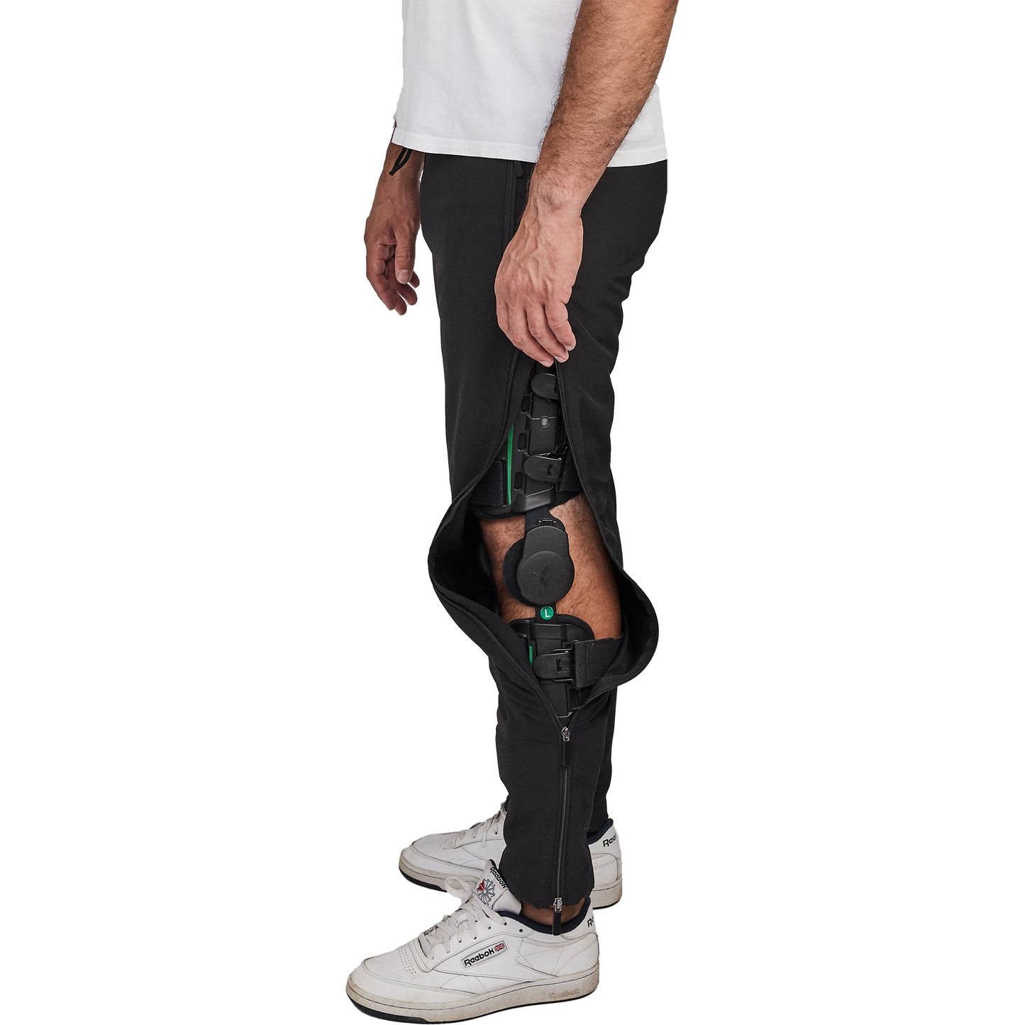 Solingen Reha Hose Stretch Unisex Schwarz